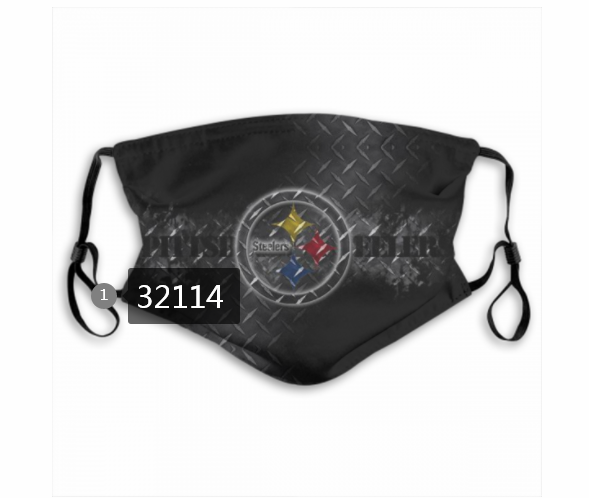 NFL 2020 Pittsburgh Steelers #56 Dust mask with filter->nfl dust mask->Sports Accessory